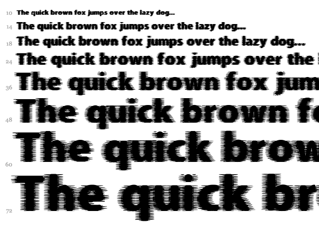 Beer Goggles font waterfall